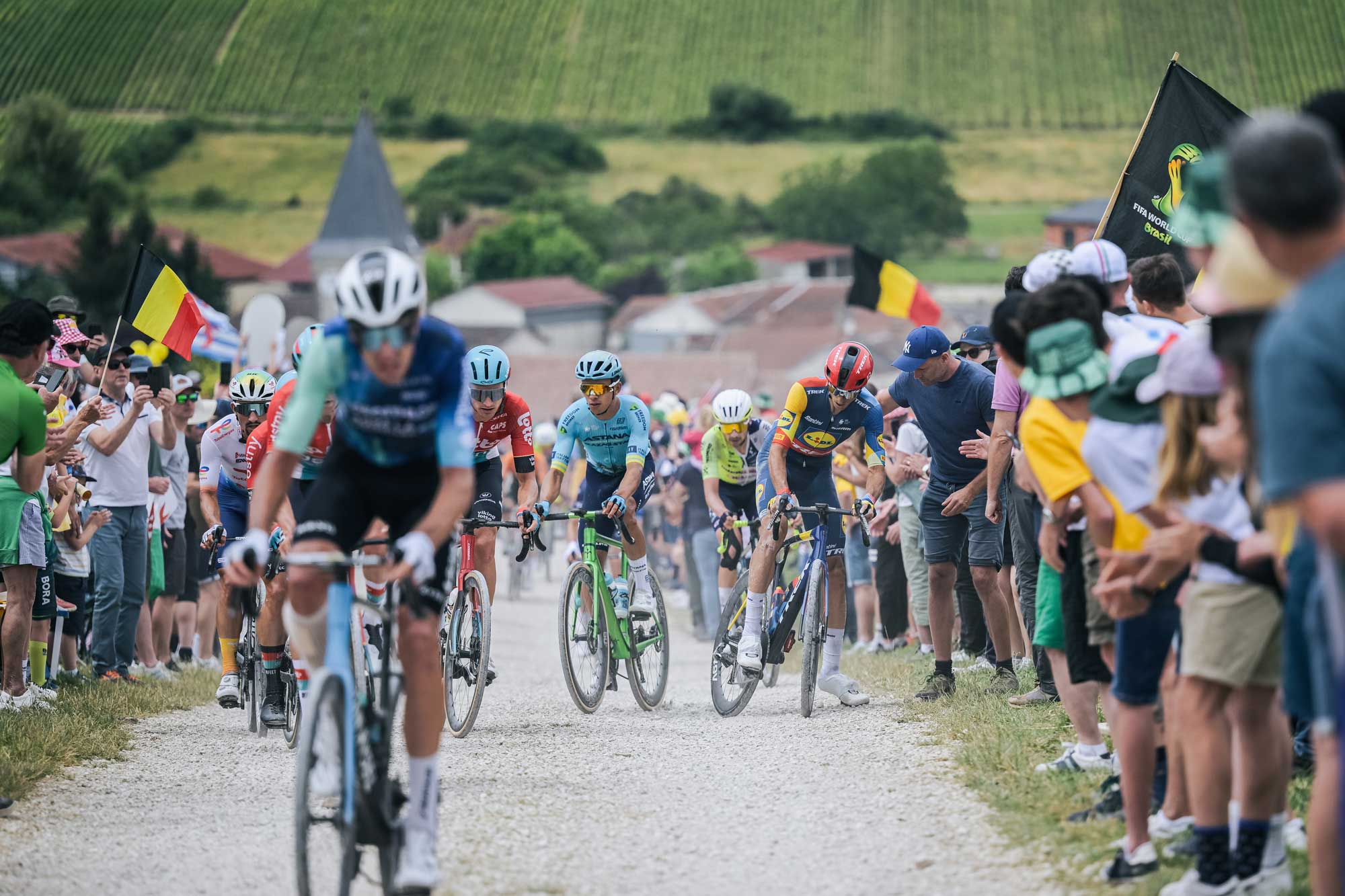 ‘Are we in the Tour de France right now? This is crazy’ - Inside the peloton’s wildest day on the gravel