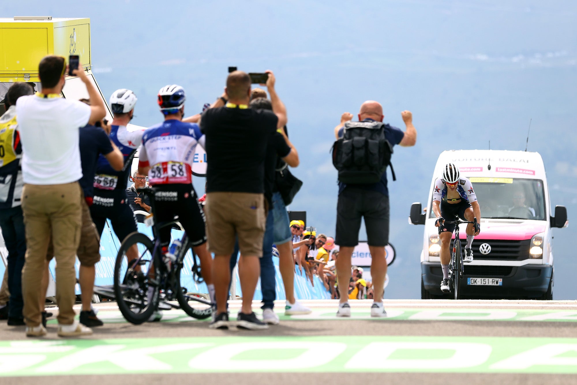 'I tell everybody that I never give up, I also have to tell myself': Fabio Jakobsen suffers and survives mountains and time cut at Tour de France