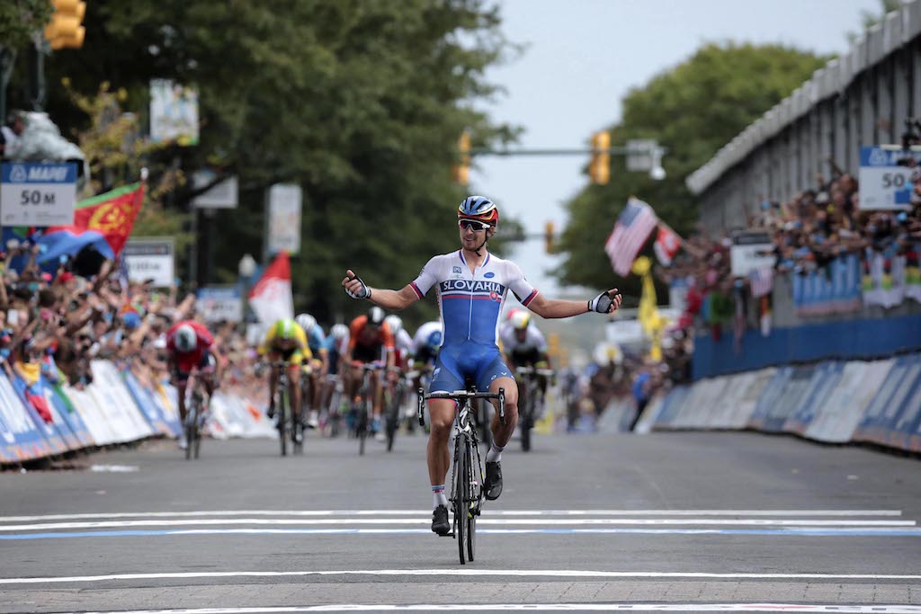 Can Peter Sagan survive the climbs and win the Worlds again?