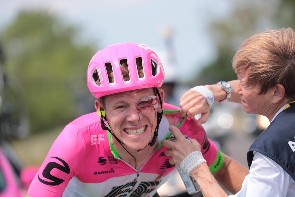 Charly Wegelius Tour blog: Craddock and his crash