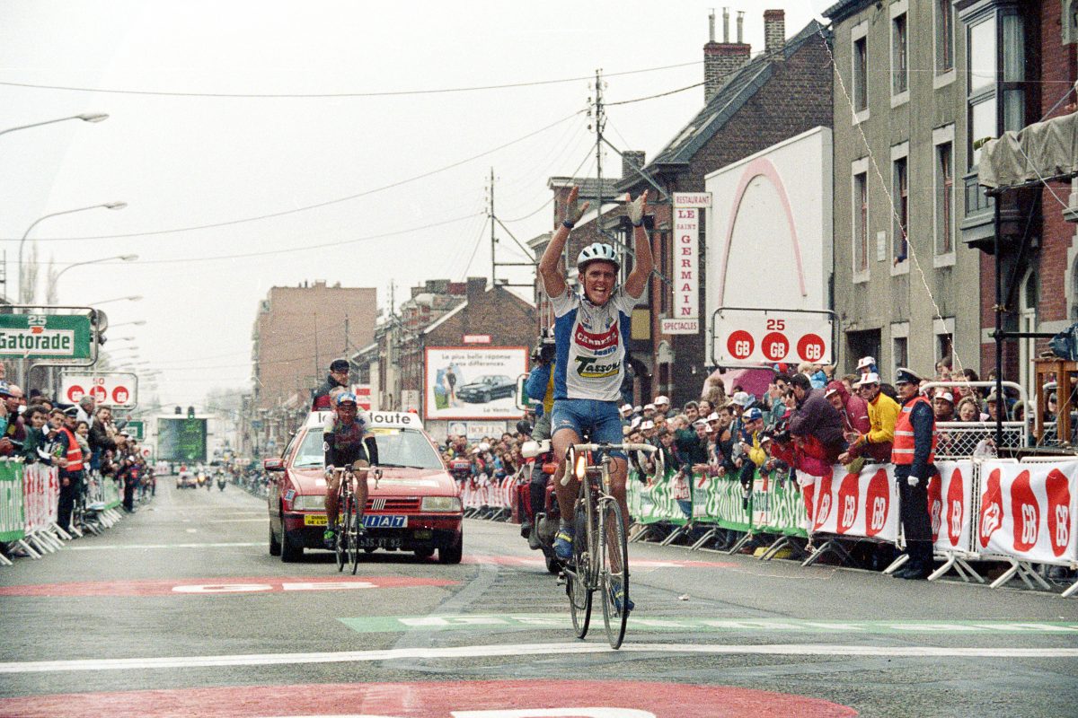 Mid-race conversations: how Rolf Sorensen won Liege in 1993