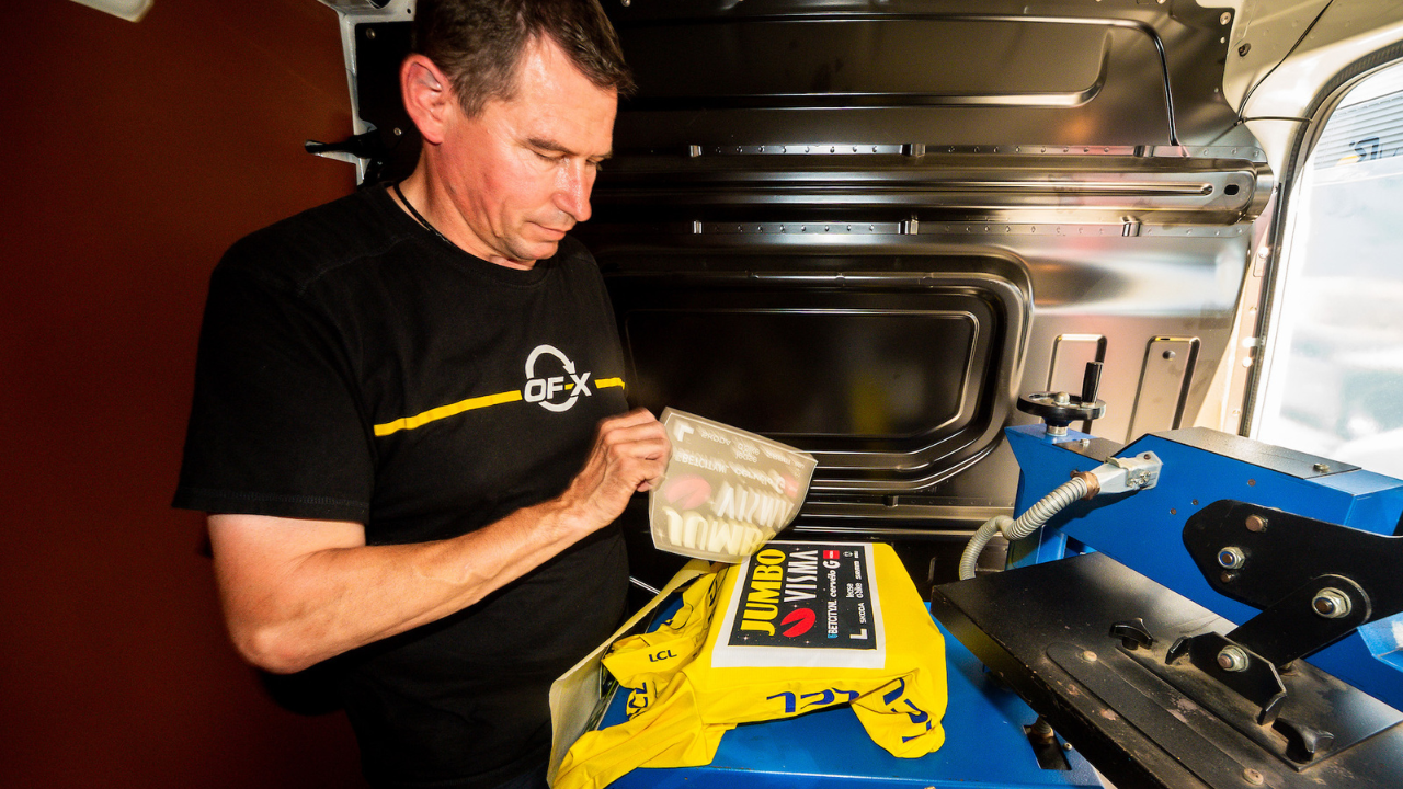 'During the Tour, I print over 1,000 jerseys' - Meet Fabrice Pierrot, the jersey man