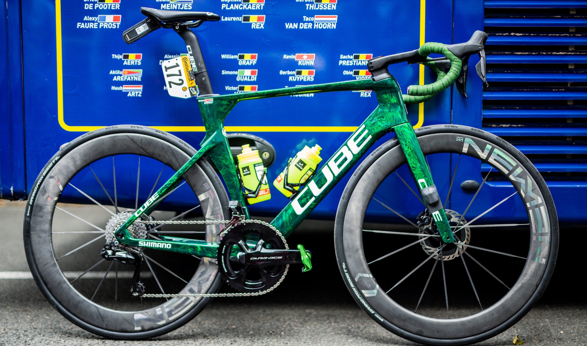 Pro bike: Biniam Girmay’s custom green Cube Litening C:68X