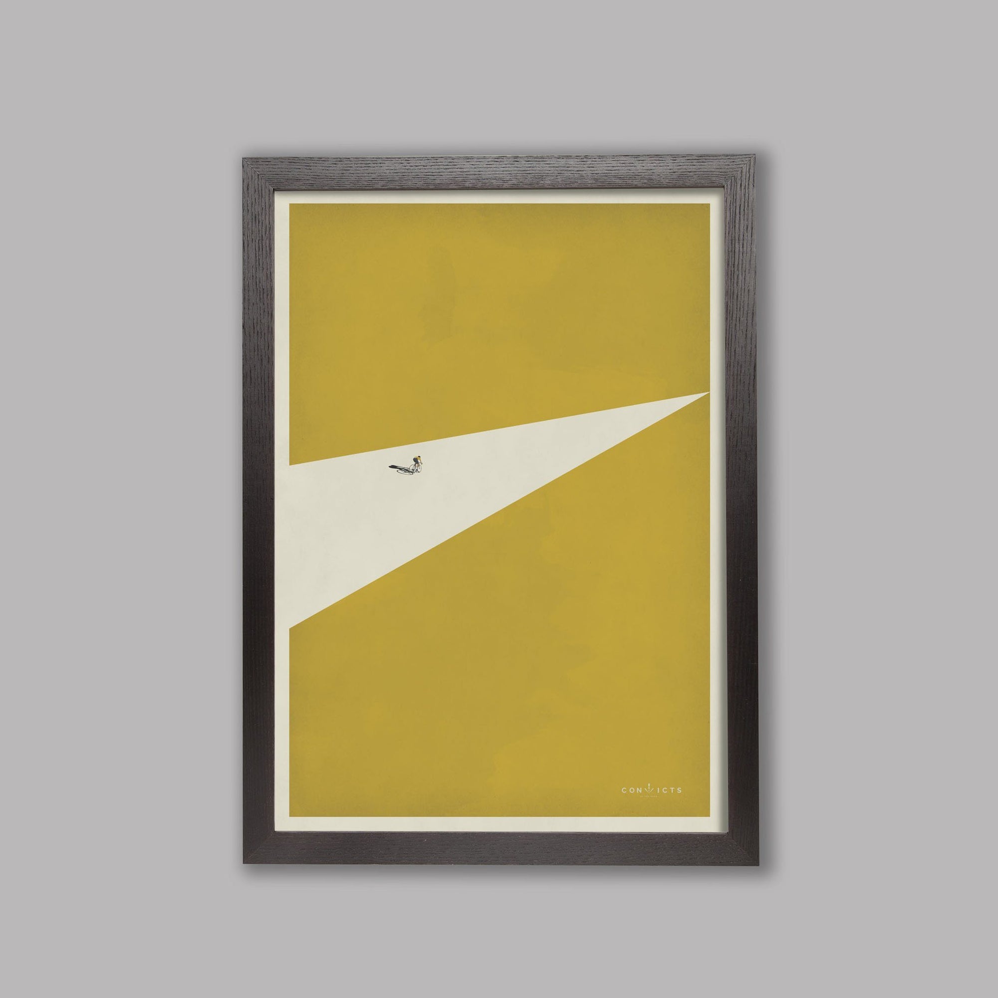 Convicts of the Peloton Art Print - Malliot Jaune Art Print The Handmade Cyclist 