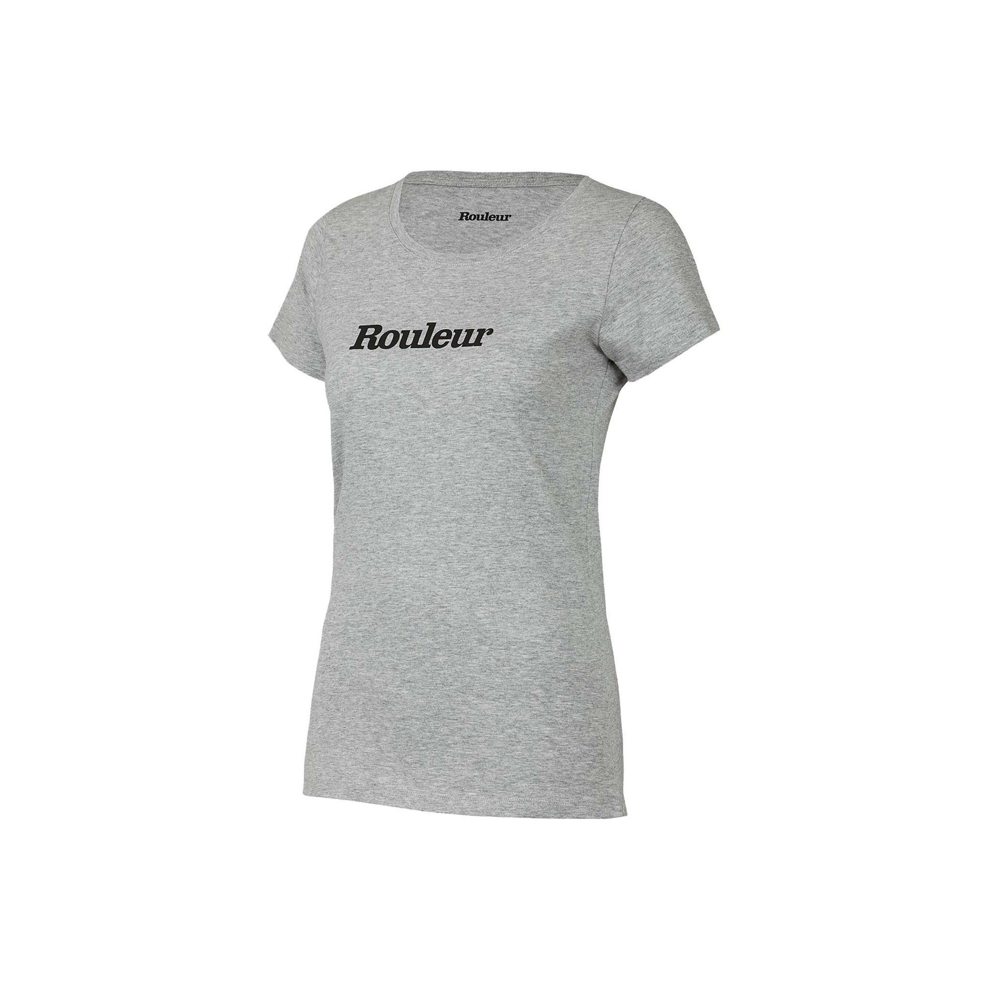 Rouleur Logo Women&#39;s T-Shirt - Grey - Rouleur